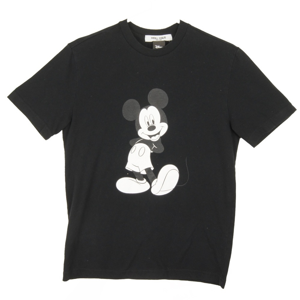 Holl Haus Holland x Disney Mickey Mouse Black Short Sleeve Shirt